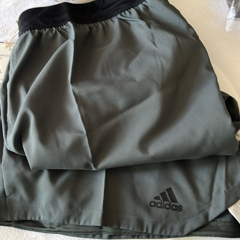 Adidas Gray Track SHORTS SIZE XL BRAND NEW